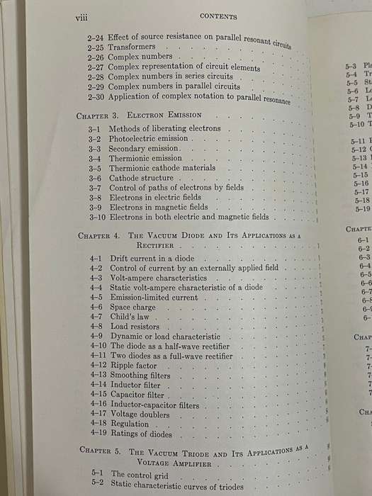 1959 Fundamentals Of Electronics by F. H. Mitchell Hardcover w/o Dustjacket