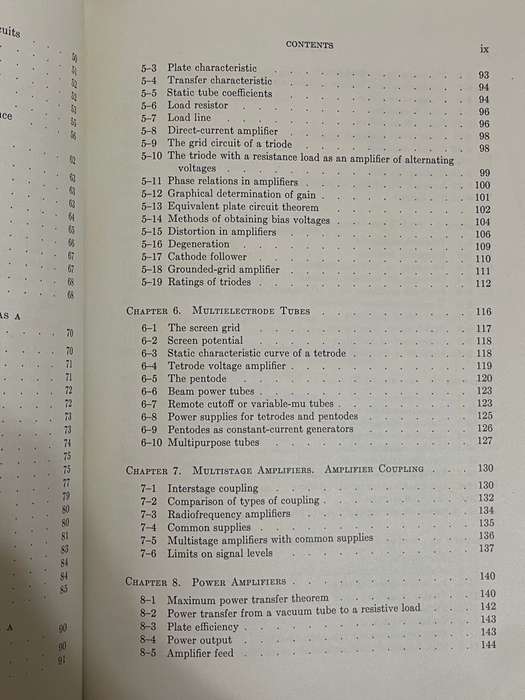 1959 Fundamentals Of Electronics by F. H. Mitchell Hardcover w/o Dustjacket