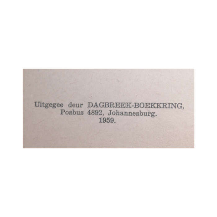 1959 Die Nag Het Sterre by Nan Henning Hardcover w/o Dustjacket