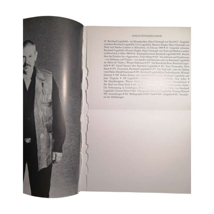 1989 Bernhard Luginbuhl Figuren 1947-1989- German Edition Hardcover w/ Dustjacket