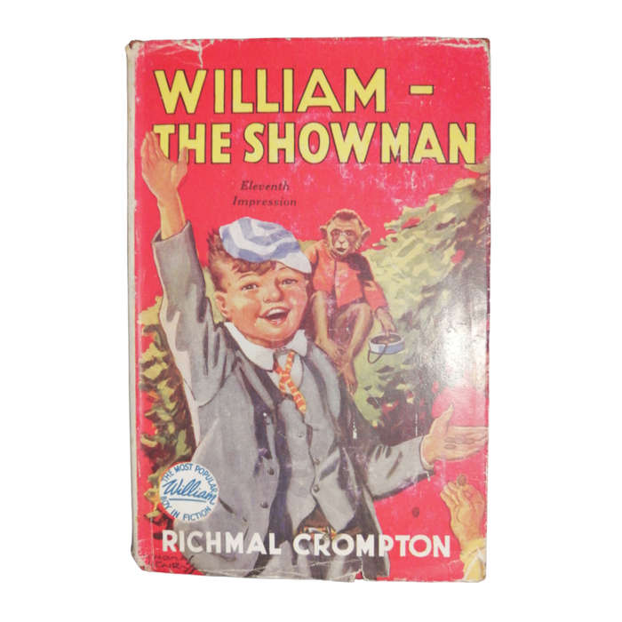 1952 William - The Showman by Richmal Crompton Hardcover w/Dustjacket