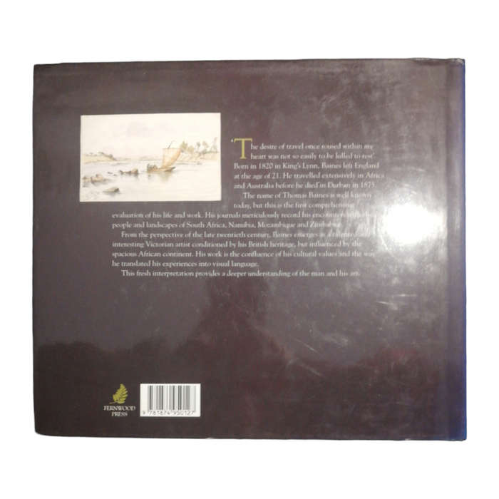 1996 The Life And Work Of Thomas Baines by Jane Carruthers and Marion Arnold Hardcover w/Dustjacket