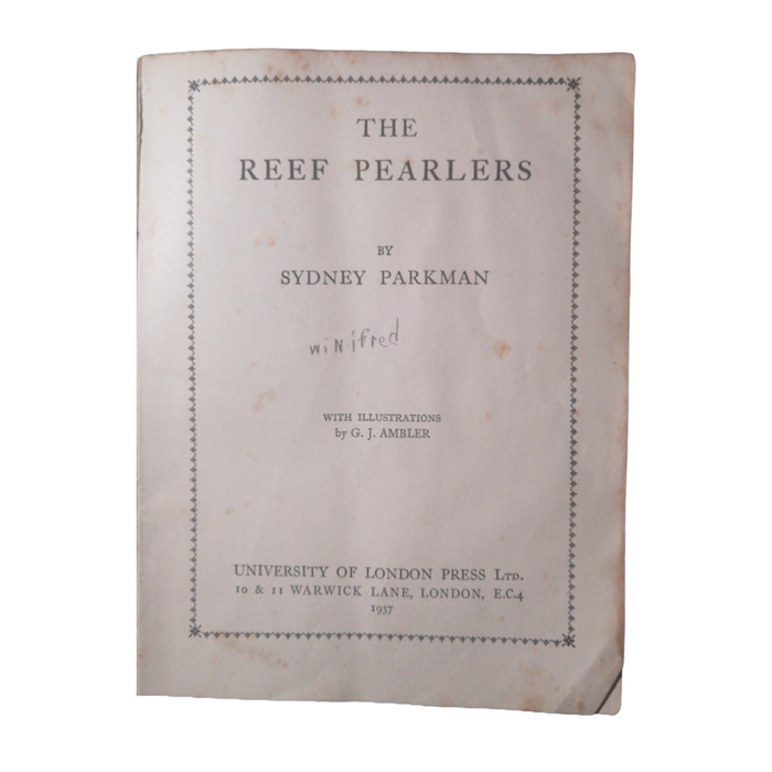 1937 The Reef Pearlers by Sydney Parkman Softcover