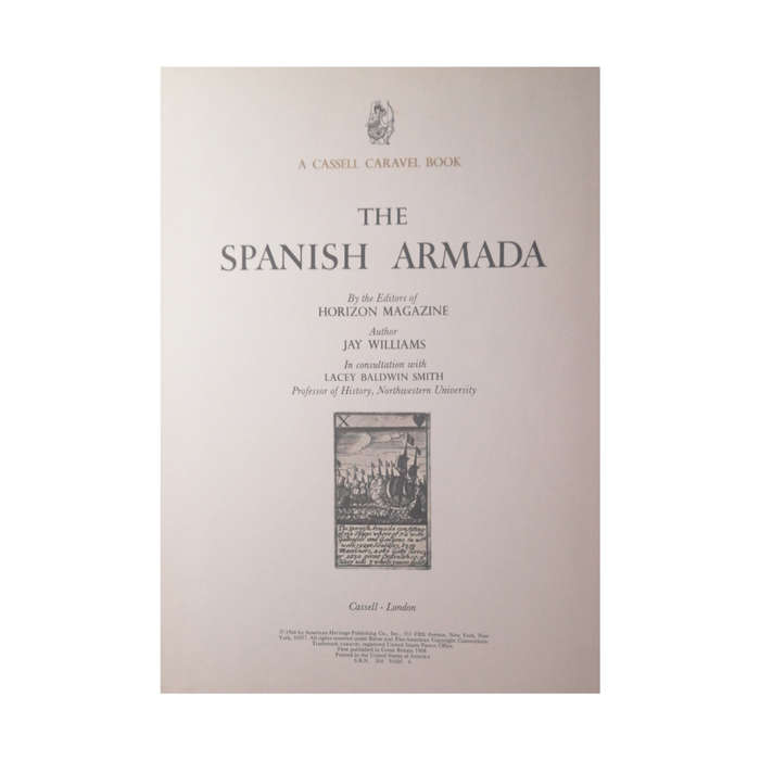 The Spanish Armada by The Editors of Horizon Magazine 1966 Hardcover w/o Dustjacket