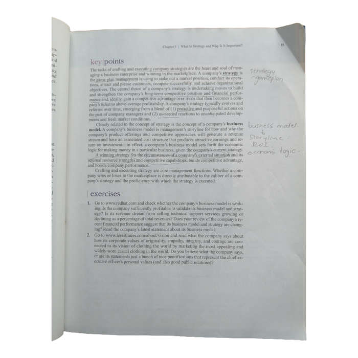 Crafting And Executing Strategy by Arthur A. Thompson, A. J. Strickland and John E. Gamble 2005 Soft