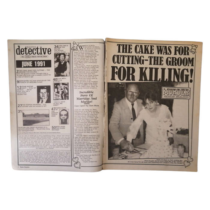 Master Detective Magazine 2 Magazine Set 1991 Softcover