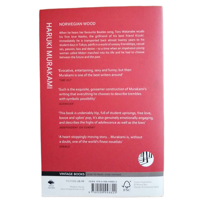 Norwegian Wood by Haruki Murakami 2003 Softcover