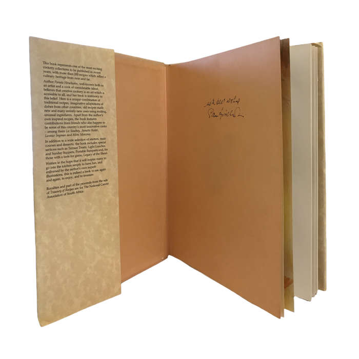 Pam Hirschsohn`s Treasury Of Recipies Signed By Author First Edition 1988 Hardcover w/Dustjacket