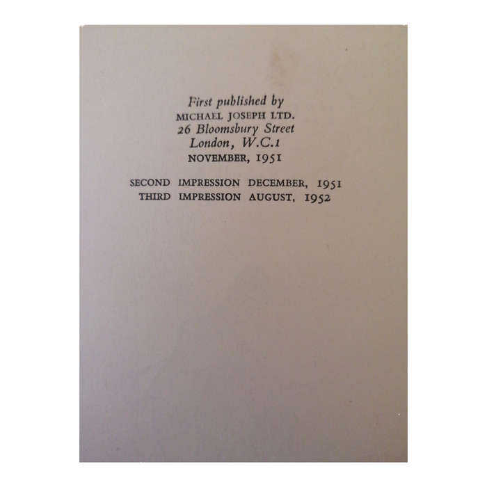 The Small Miracle by Paul Gallico 1952 Hardcover w/o Dustjacket