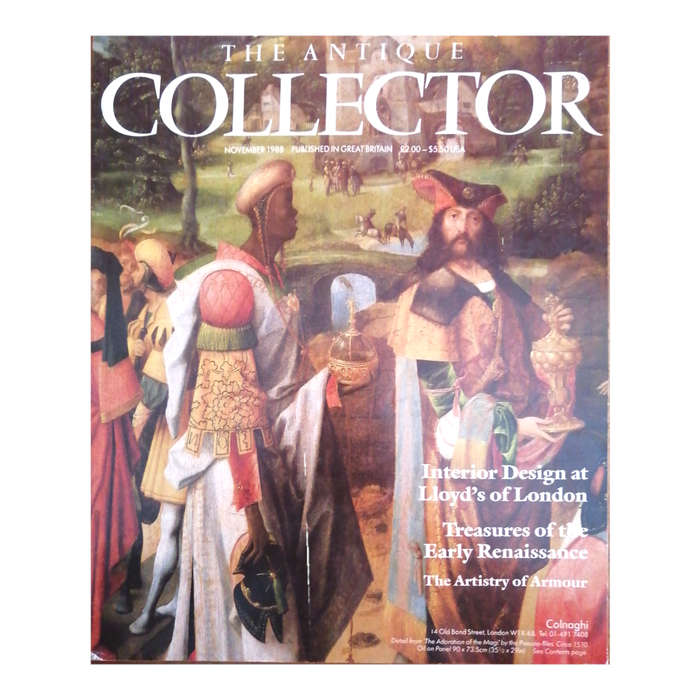 The Antique Collector Volume 59 Number 11 November 1988 Softcover