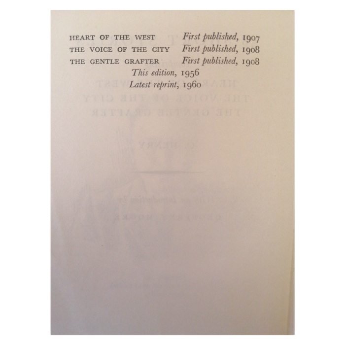 58 Short Stories by O. Henry 1956 Softcover