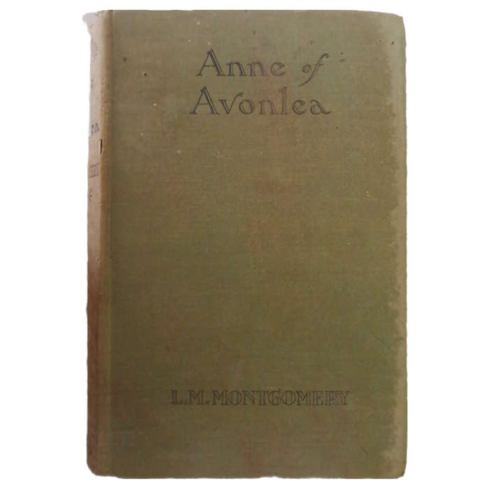 Anne Of Avonlea by L. M. Montgomery 1930 Hardcover w/o Dustjacket
