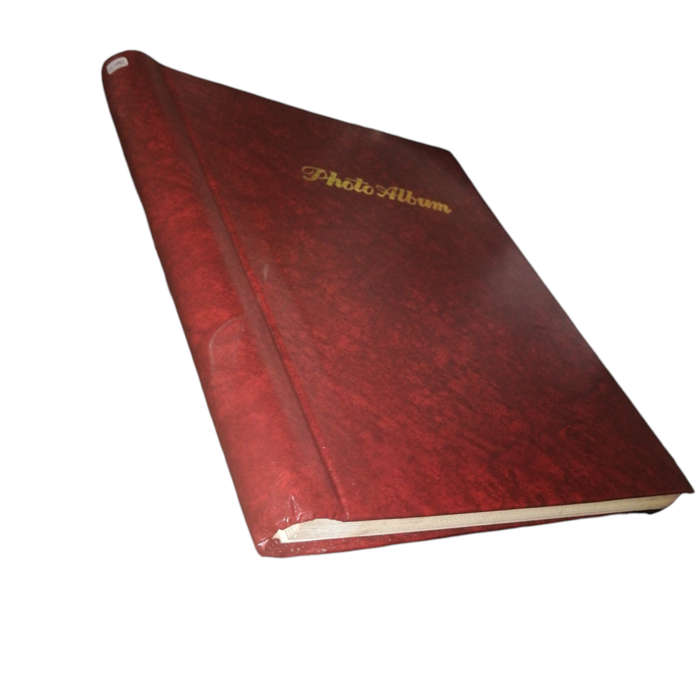 40 Pocket- Ring Binder Type Self Adhesive Burgundy Photo Album
