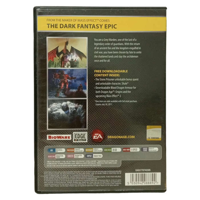 Dragon Age Origins PC (DVD)