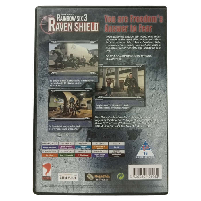 Rainbow Six 3 - Raven Shield PC (CD)