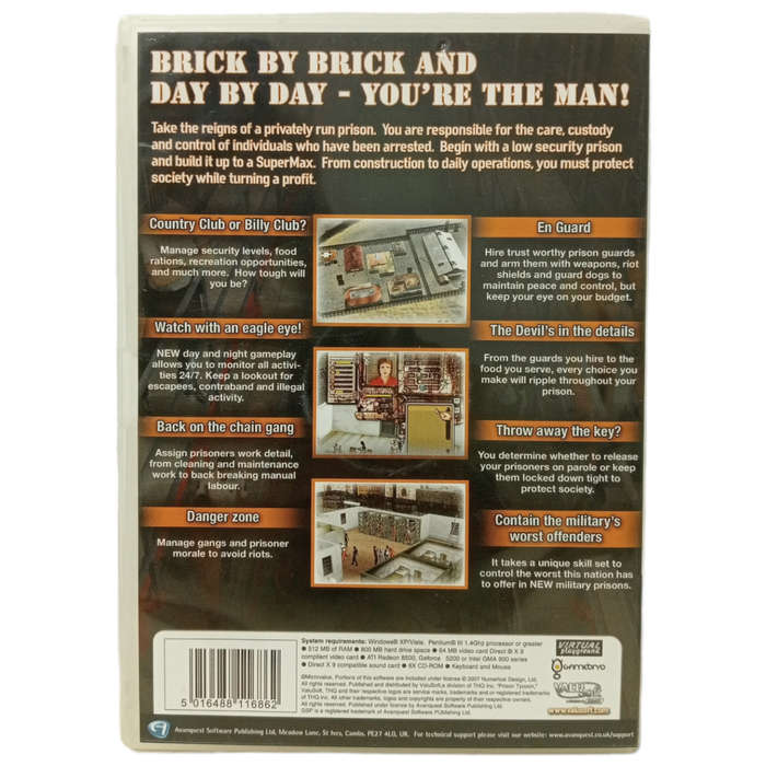 Prison Tycoon 3 - Lockdown PC (CD)