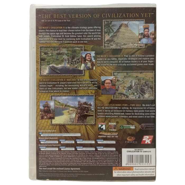 Civilization IV - Complete PC (CD)