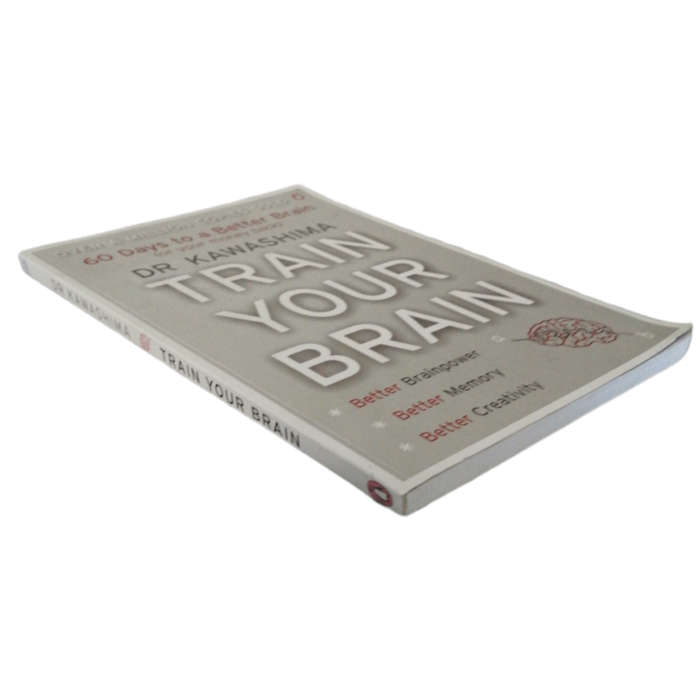 Train Your Brain- 60 Days To A Better Brain by Dr. Kawashima 2007 Softcover