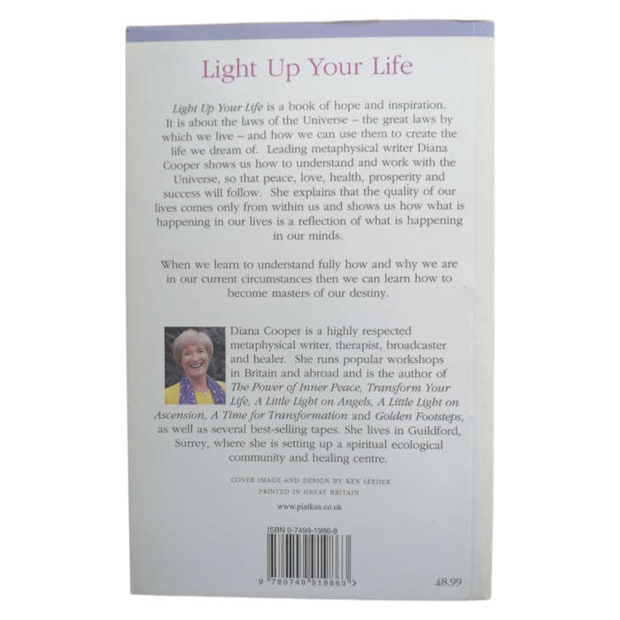 Light Up Your Life by Diana Cooper 1996 Softcover