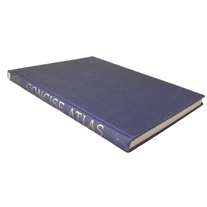 Collins Concise Atlas Of The World 1989 Hardcover w/o Dustjacket