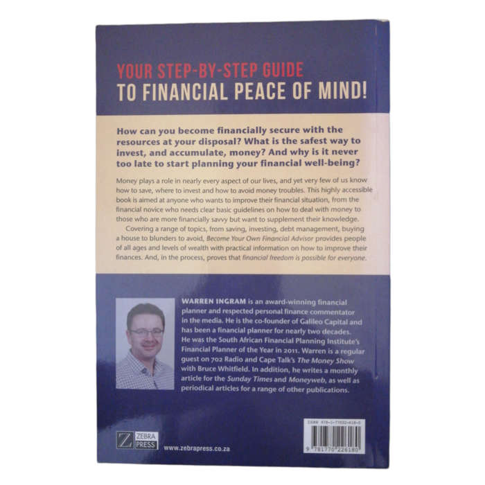 Become Your Own Financial Advisor by Warren Ingram 2013 Softcover