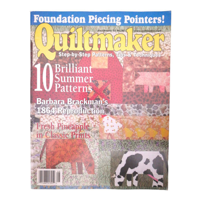 Quiltmaker 10 Magazine Batch - No. 72, 74, 78, 80, 83, 87, 89, 90, 91, 92 Softcover
