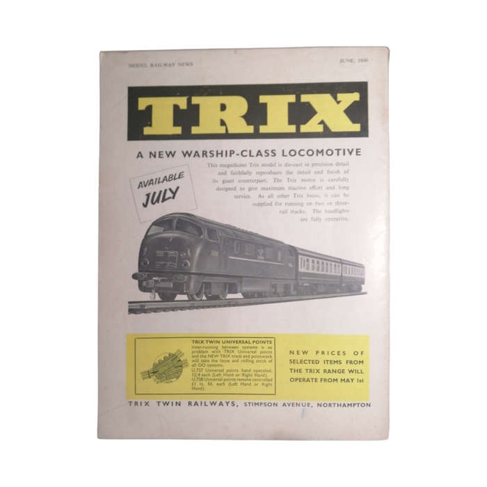 1960 Model Railway News Magazine June 1960 Softcover