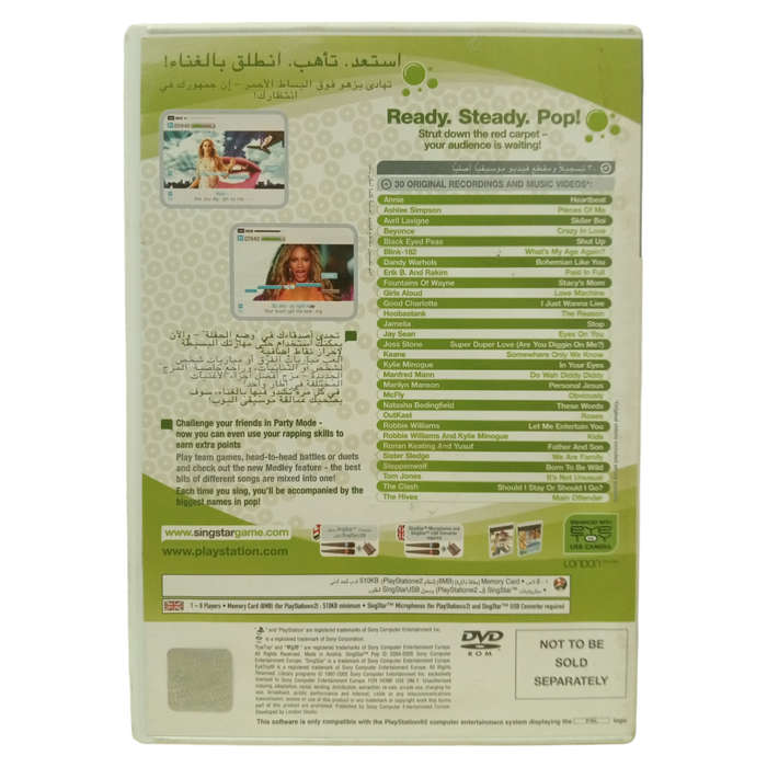 Sing Star Pop Play Station 2