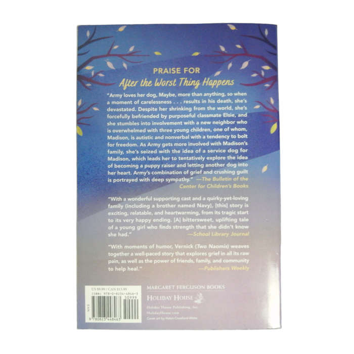 2022 After The Worst Happens by Audrey Vernick Softcover