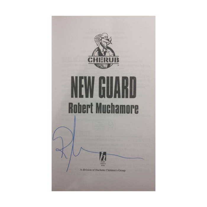 2016 New Guard by Robert Muchamore Hardcover w/Dustjacket signed by author