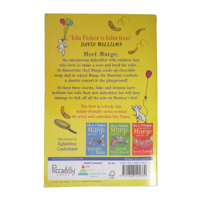Marge In Charge, Marge And The Secret Tunnel And Marge And The Great Train Rescue 3 Book Set by Isla