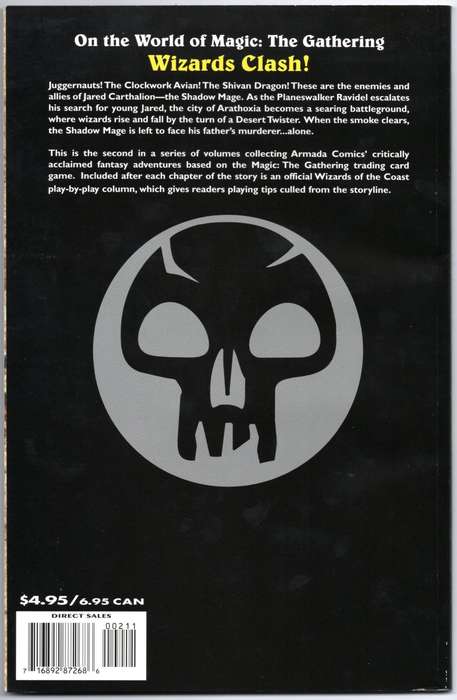 1996 Magic The Gathering- The Shadow Mage Issue 2 of 2 NM Trade Paperback Softcover