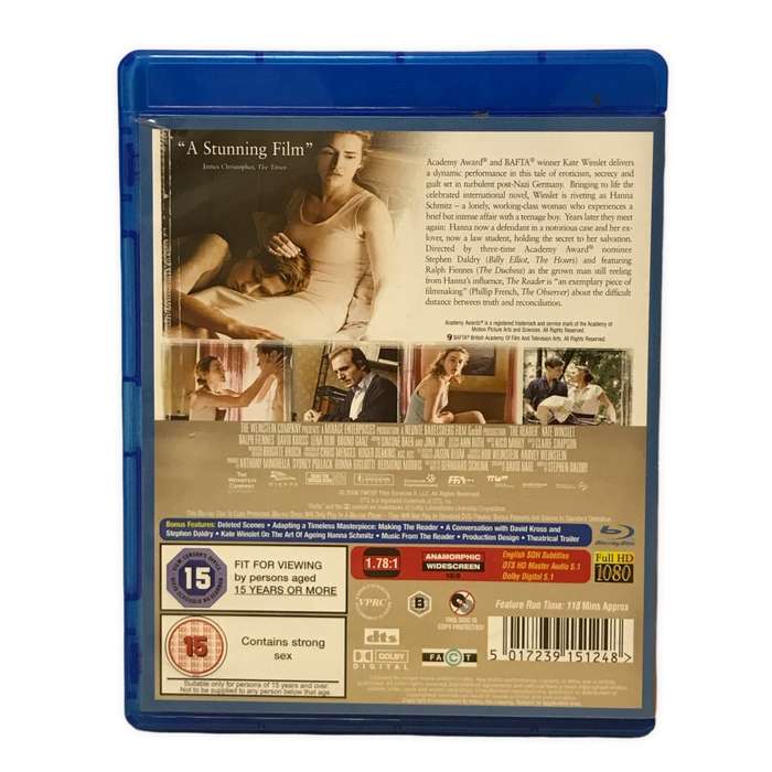 The Reader Blu-Ray Dvd