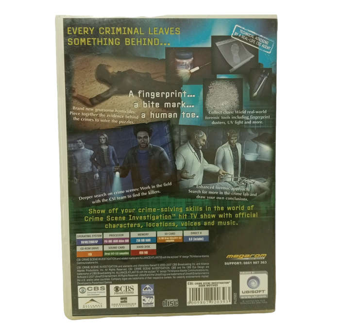 CSI: Crime Scene Investigation - Dark Motives PC (DvD)