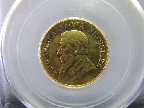 1900 ZAR Gold Pond PCGS Graded AU55 | Lustrous |