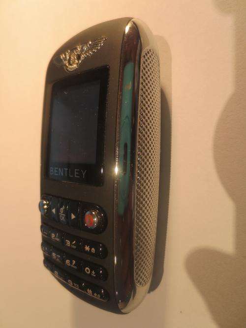 Bentley Black Car Key Phone With Camera and REMOTE # Control Your TV/DVD From This Mini Phone