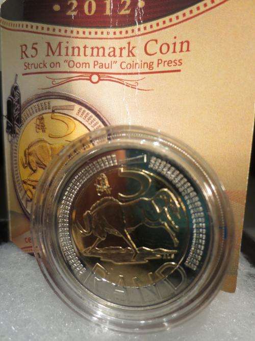 2012 Oom Paul R5 with 'CW' Mintmark # FUN ends FRIDAY 8pm #