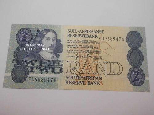 1984 GPC DE KOCK TWO RAND NOTE