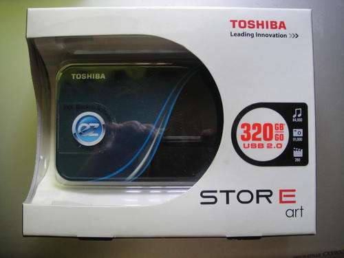 EXTERNAL HARD DRIVE 320GB TOSHIBA STORE ART