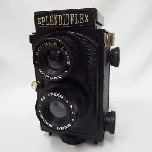 Vintage Splendidflex twin lens reflex camera - Not tested