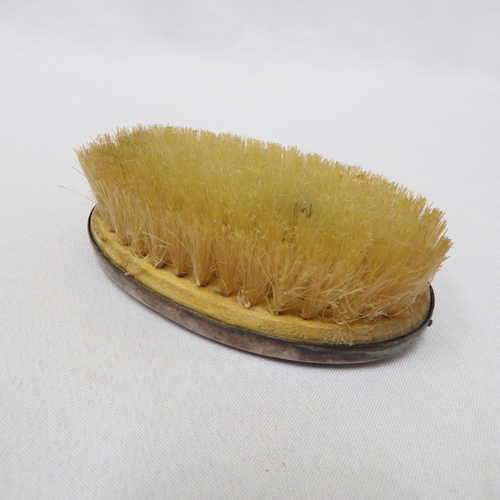 Vintage Denmark Silverplated mens hair brush
