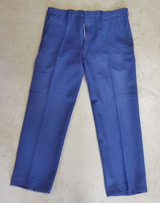 South African state services blue trousers - Waist 105 cm - Inner leg 78 cm