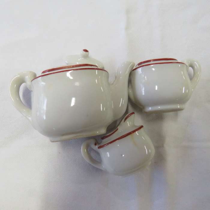 Vintage doll house tea set
