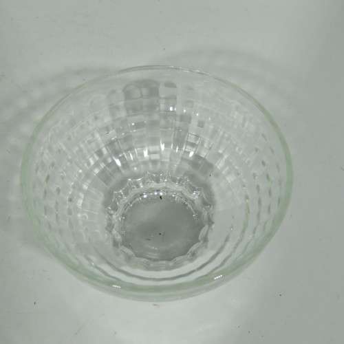 Vintage glass bowl with lid - Made in France