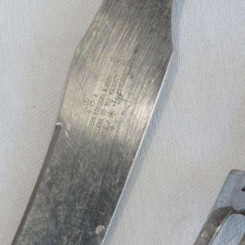 Vintage Joseph Rodgers carving knife and fork set