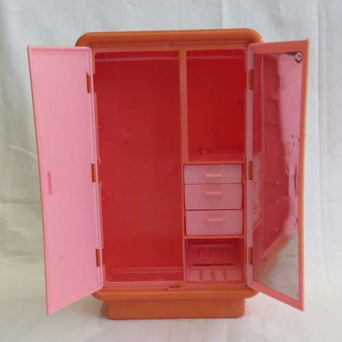 Vintage doll`s furniture - Original Barbie clothing cabinet