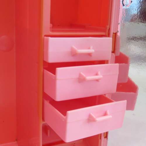 Vintage doll`s furniture - Original Barbie clothing cabinet