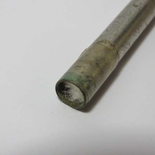 Antique Huntsch barber candle tool