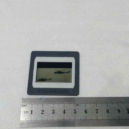 Lot of 22 Vintage 35mm slides of Military helicopters