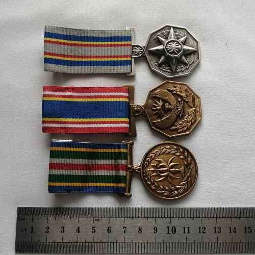 Set of 3 Police service medals issued to Warrant Officer DeVlin Williams